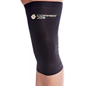 Copper Joe Knee Compression Sleeve, Copper Infused‎ Knee Brace Sleeve Size Small